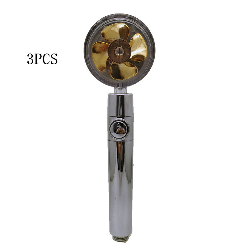 Turbocharged High Pressure Propeller Shower Head