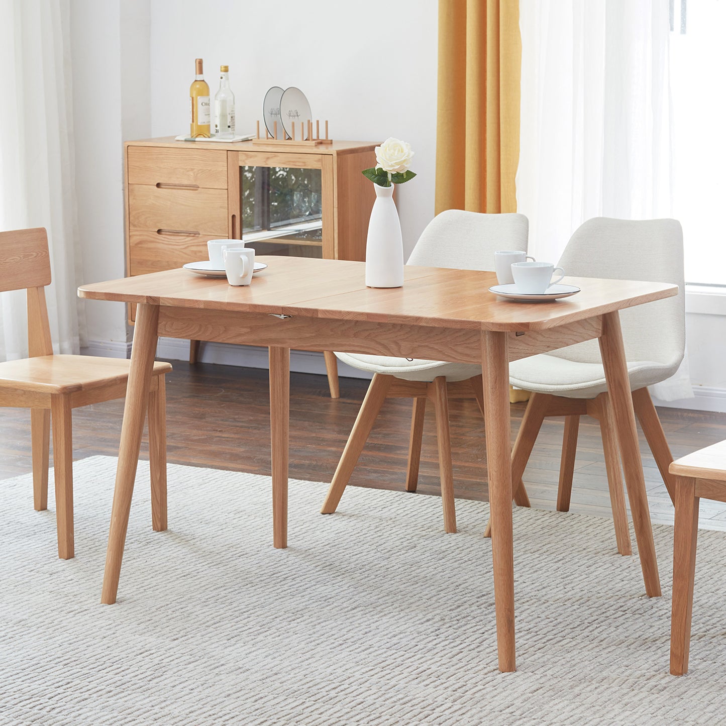 Natural Oak Dining Table