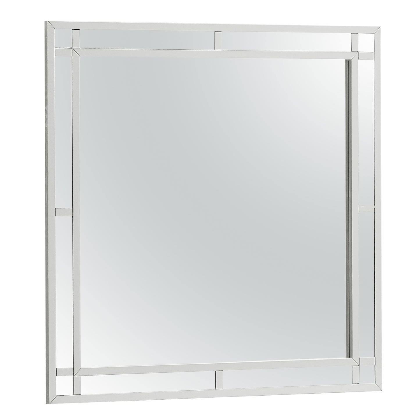 Madison Silver Champagne Square Dresser Mirror