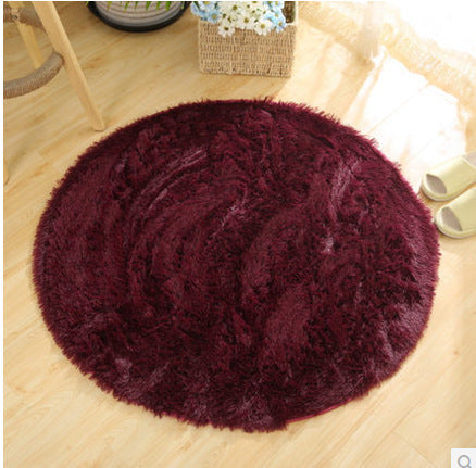 Fluffy Round Faux Fur Rugs.