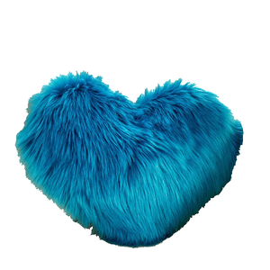 Furry Heart Pillow