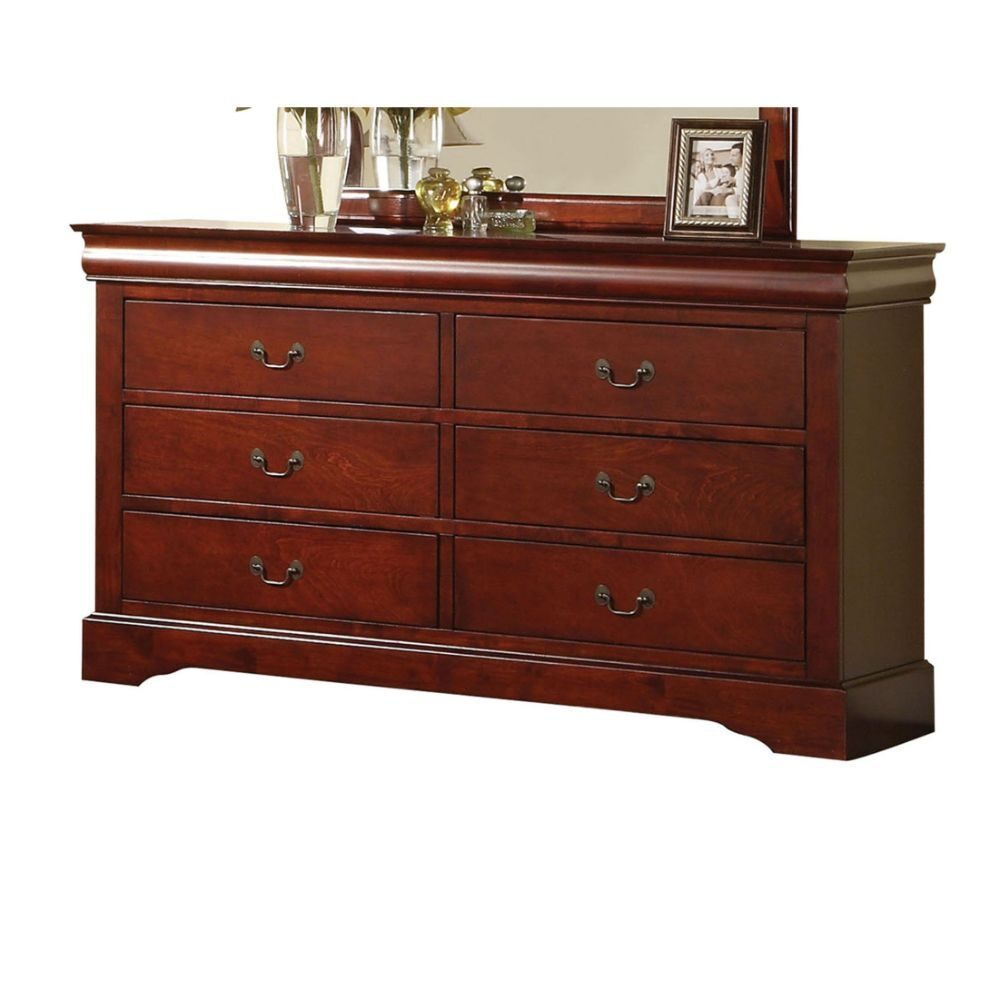 Louis Philippe III 6 Drawer Dresser