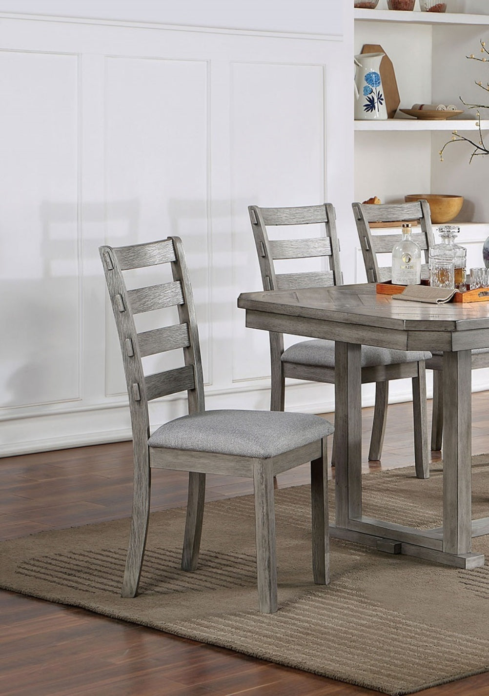 Rustic Grey 7pc.Dining Set