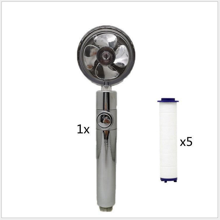 Turbocharged High Pressure Propeller Shower Head