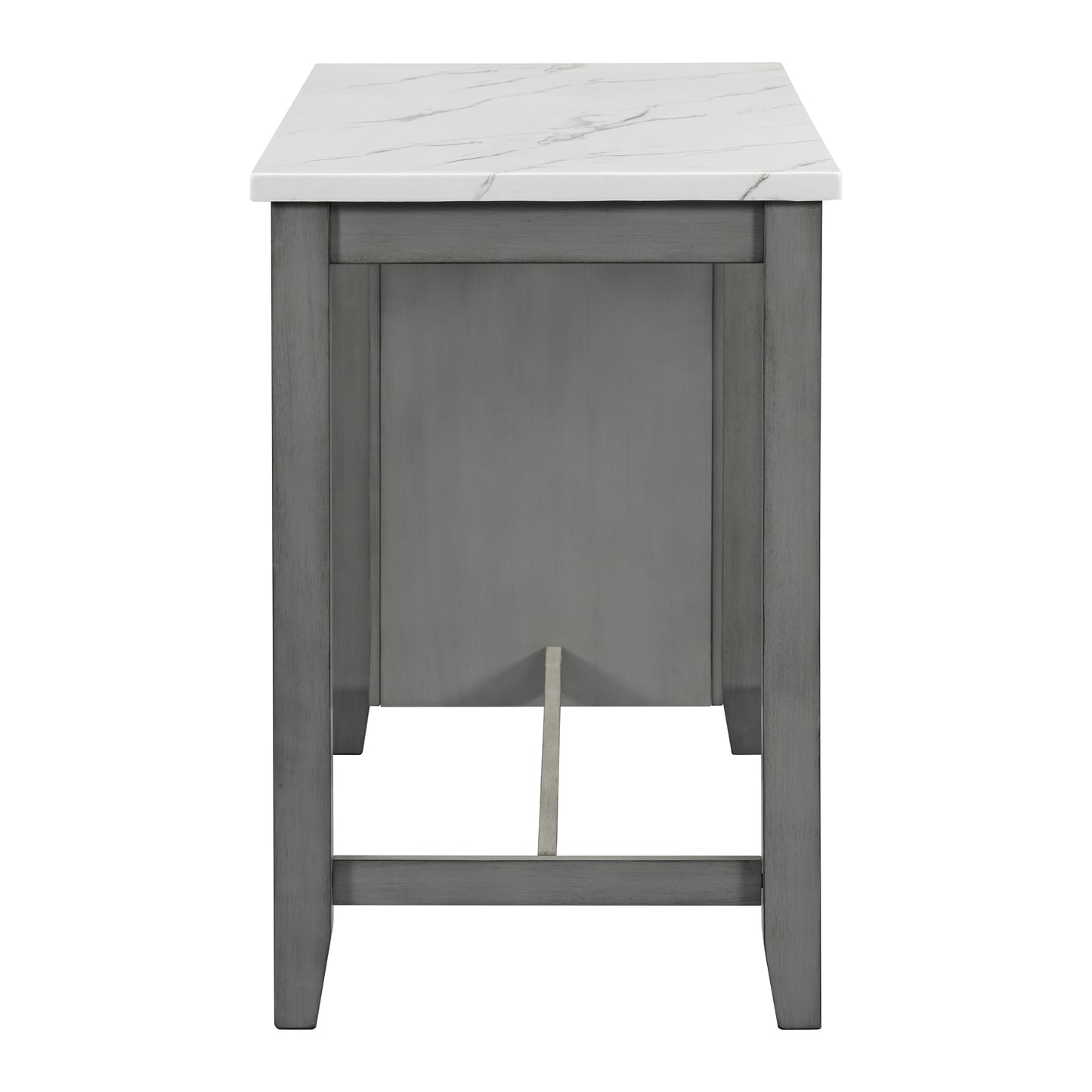 Grey 3-piece Counter Height Dining Set