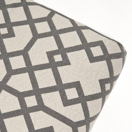 Geo Print Armless Accent Chair