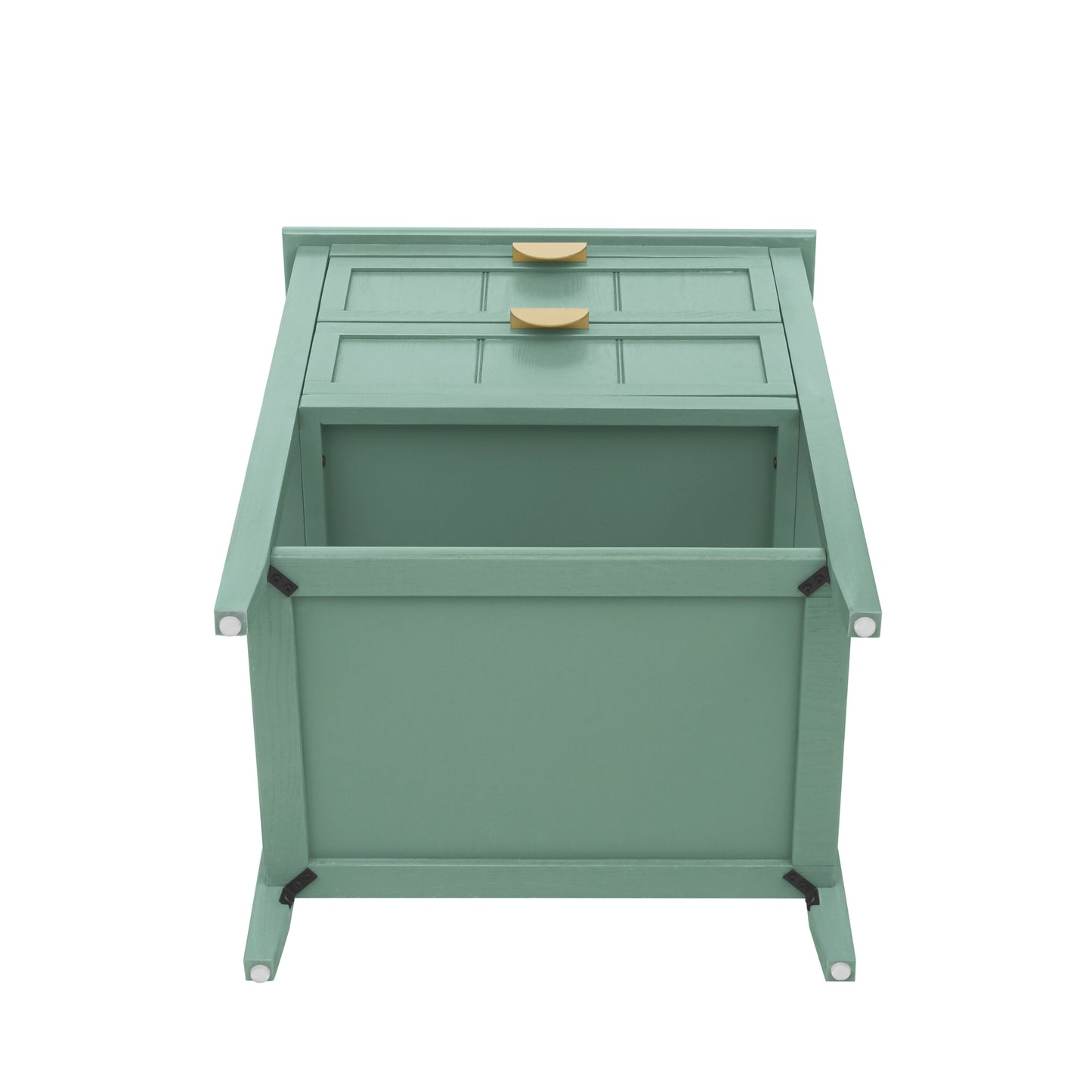 Sturdy 2 Drawer Mint Green Bed Stand