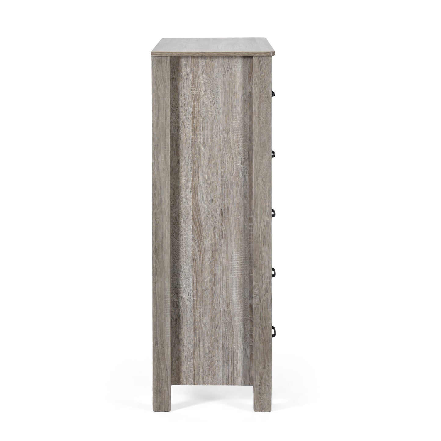 Natural Grey Tall 5 Drawer Chest