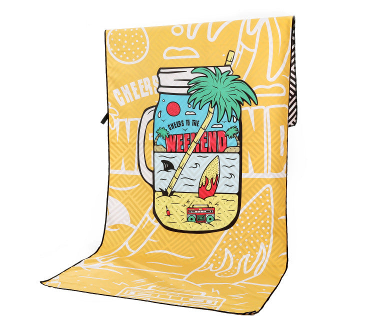 Tropical Drink Beach Towel