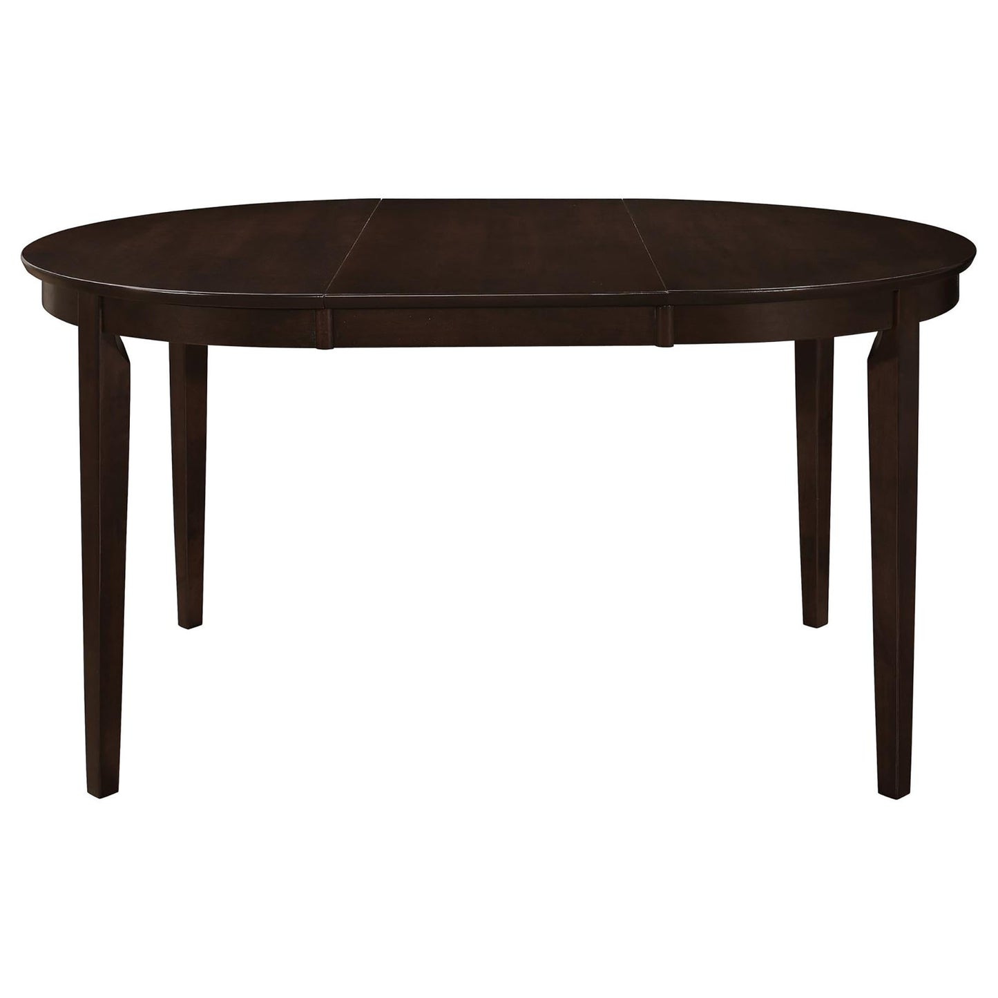 Oval Cappuccino Dining Table