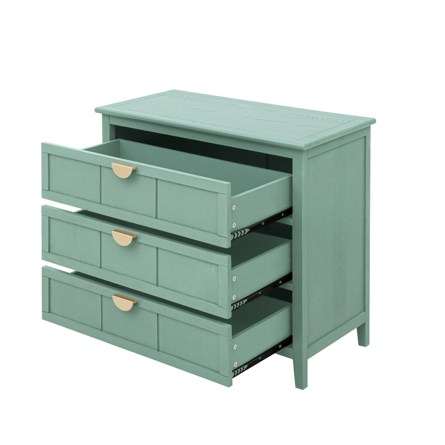 Green 3 Drawer Dresser