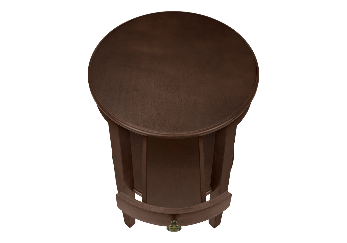 Minimalist 2 Tier Round End Table