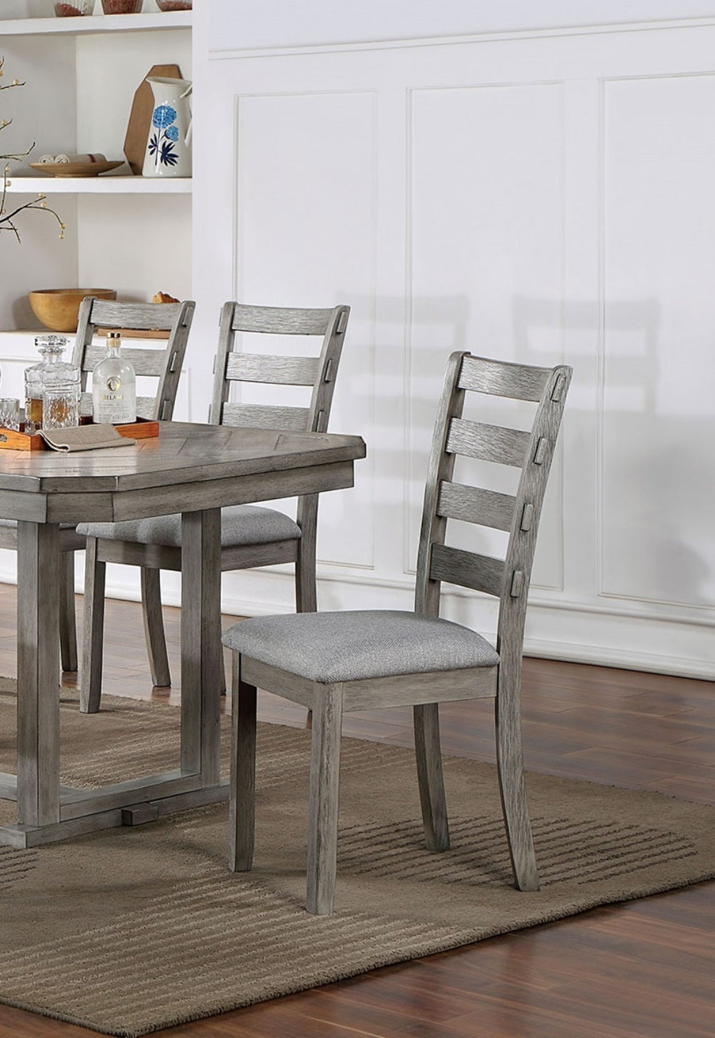 Rustic Grey 7pc.Dining Set