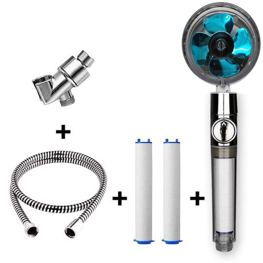 Turbocharged High Pressure Propeller Shower Head