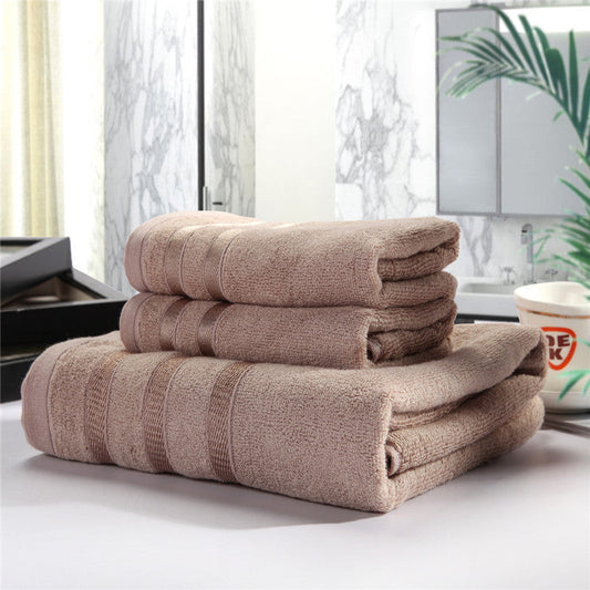 Brown Bamboo Towel Set