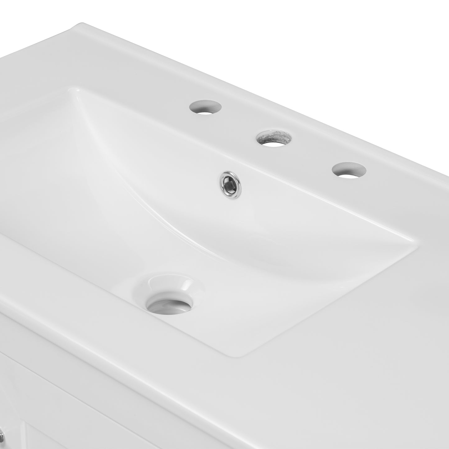 White Bathroom Vanity Sink Combo