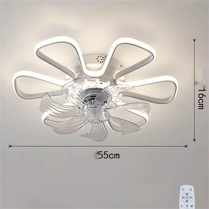 White Flower Ceiling Fan light