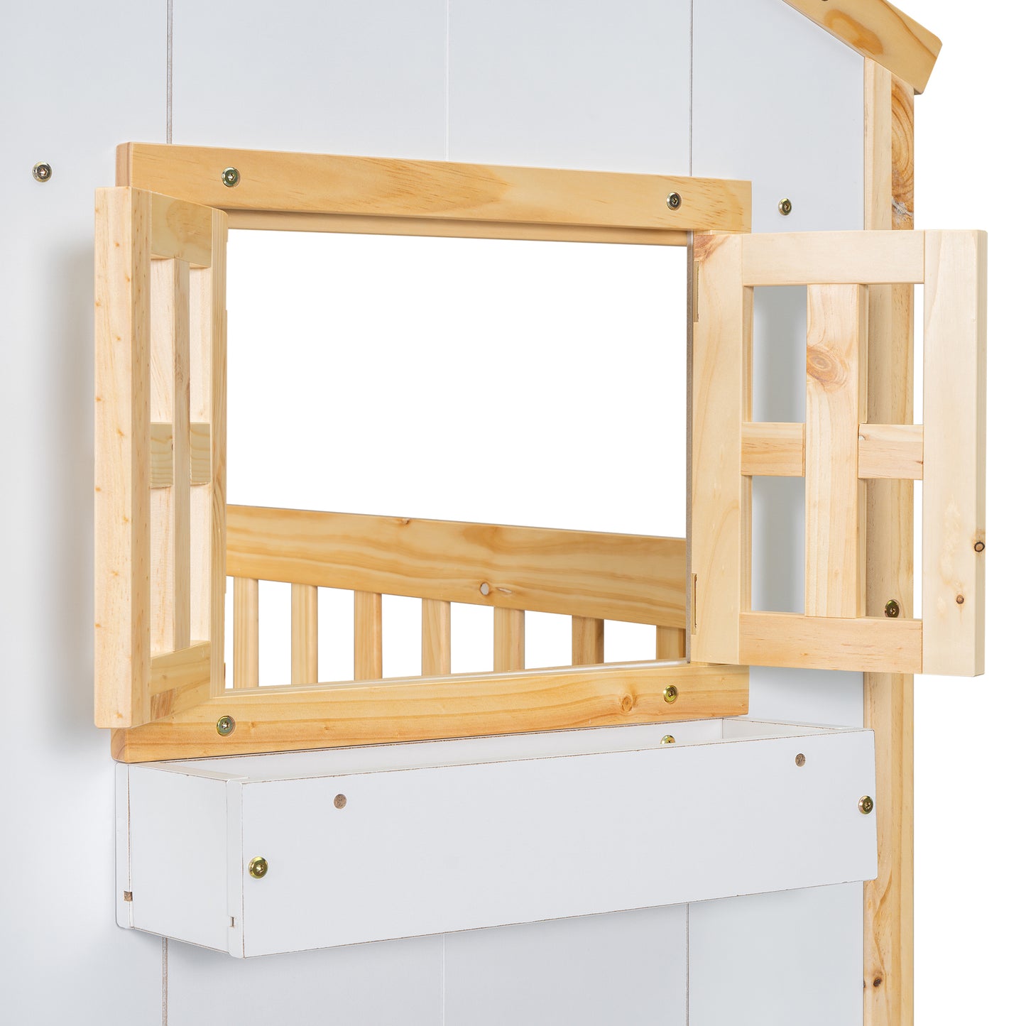 Twin over Twin  Townhouse Bunk Bed