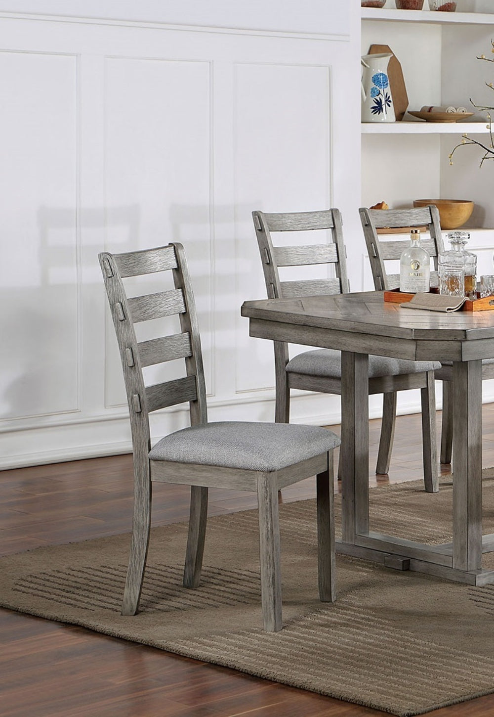 Rustic Grey 7pc.Dining Set