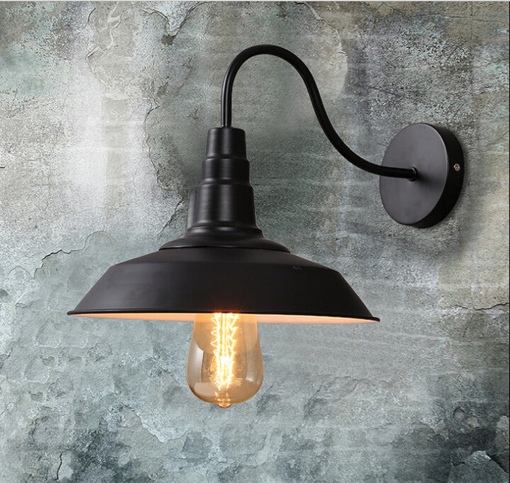 Retro Wrought Iron Wall Lamp