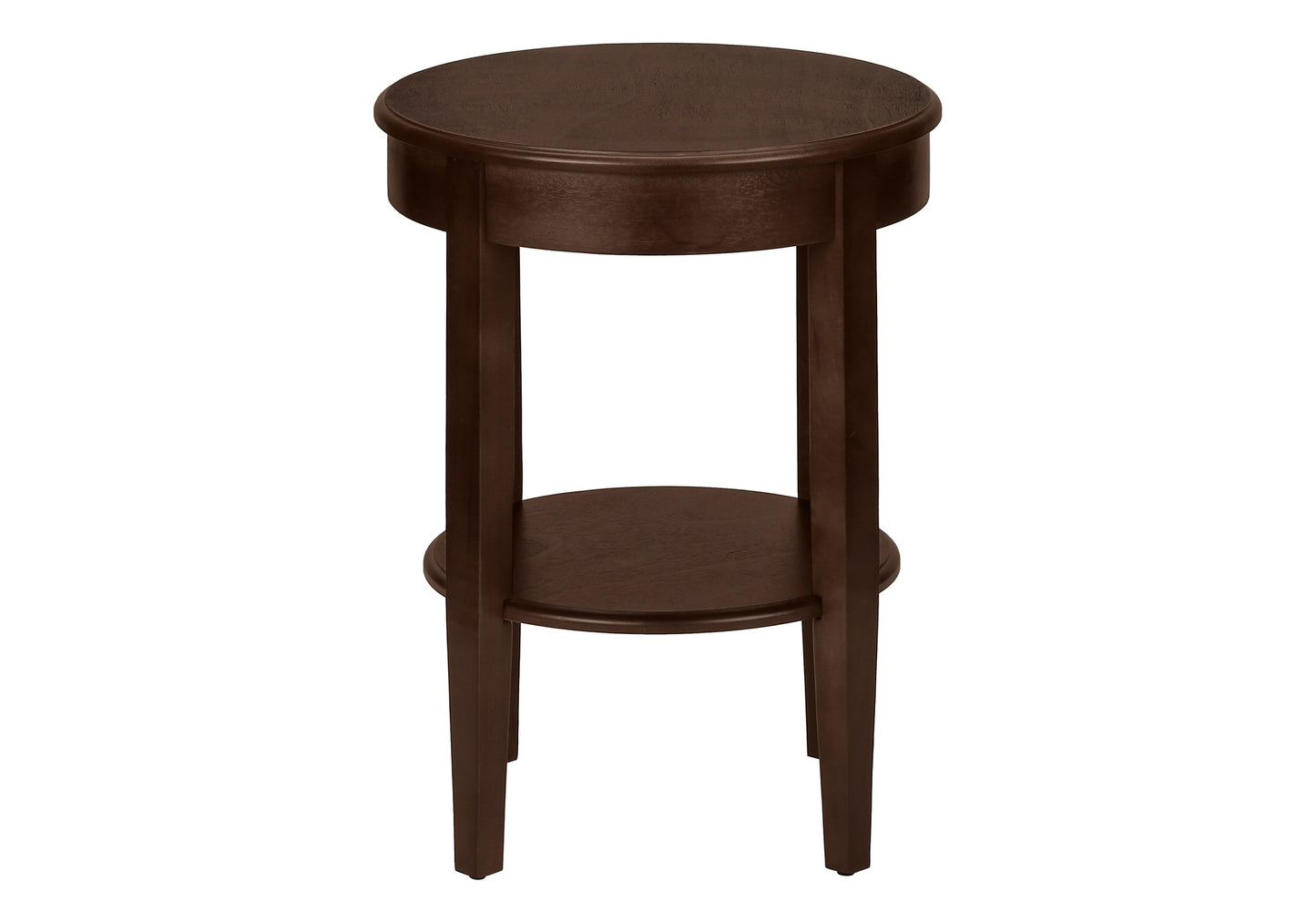 Minimalist 2 Tier Round End Table