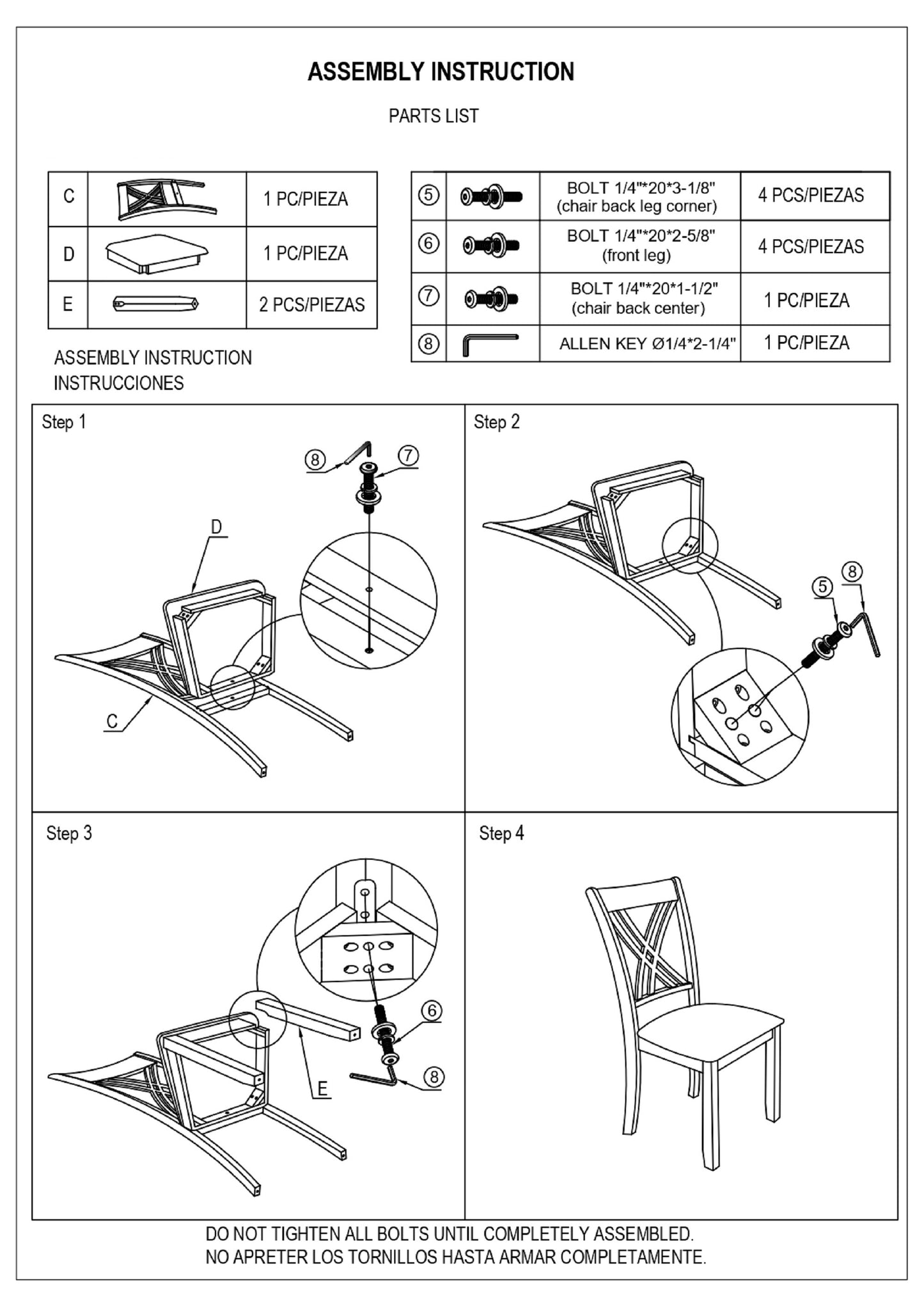 Espresso 7-Pc Dinette Set