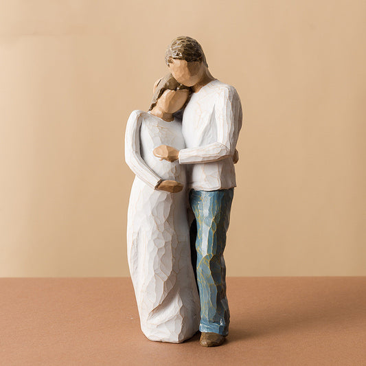 Loving Couple Resin Figurines