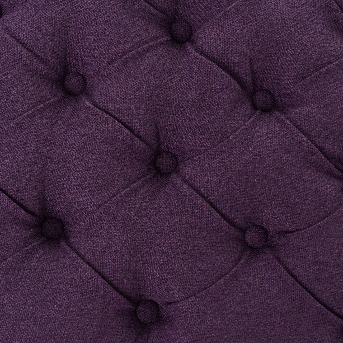 Purple Button Tufted Velvet Storage Bench