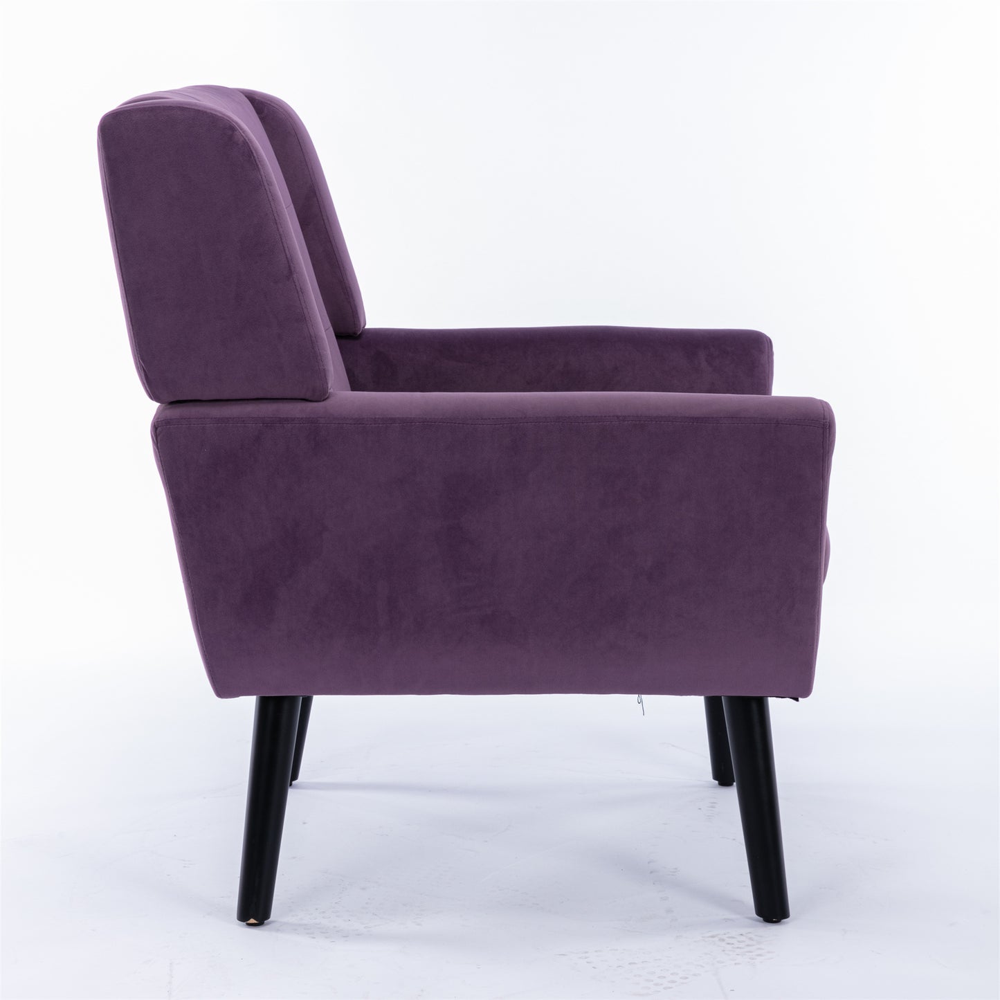 Purple Velvet Accent Chair