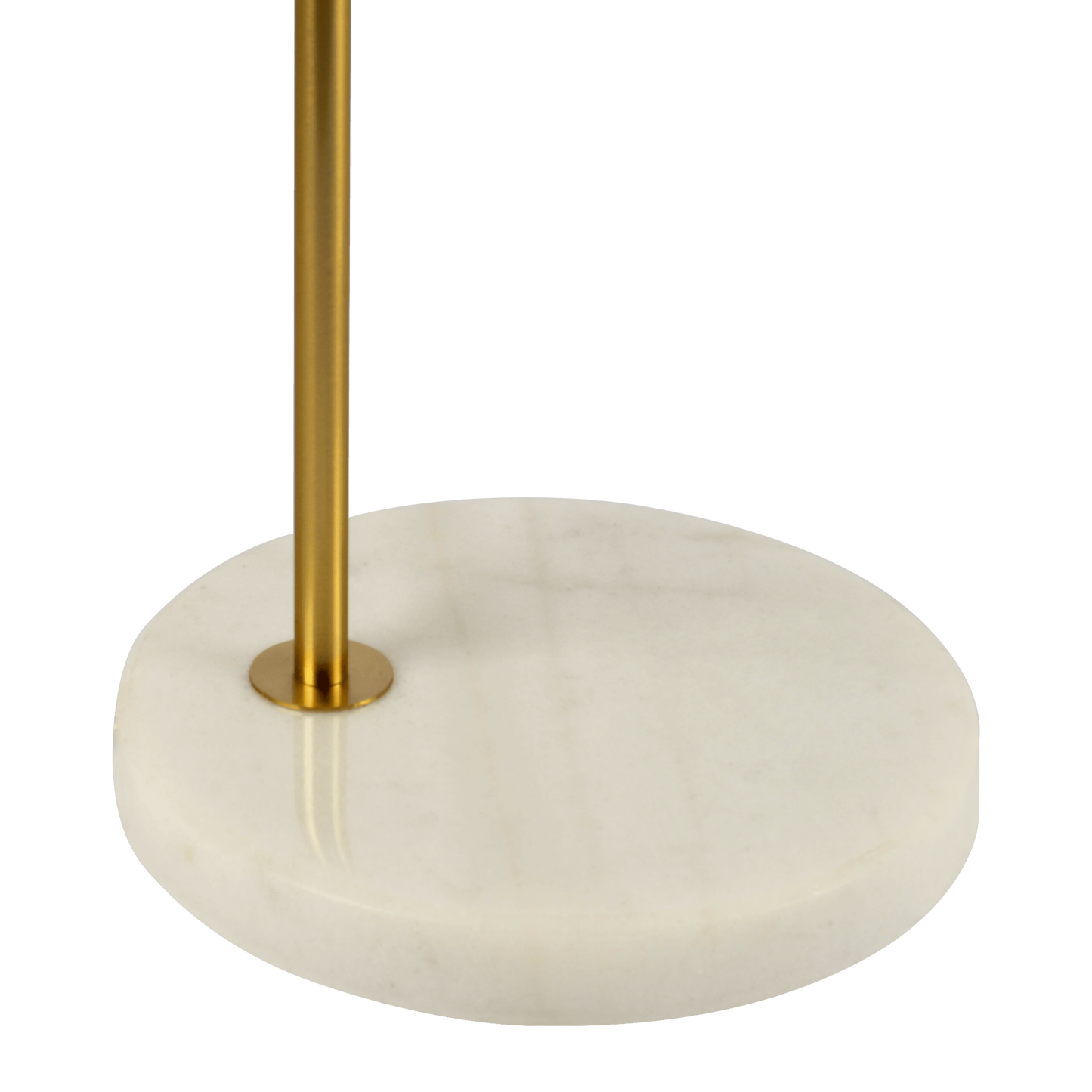 Haven Clear Glass & Brushed Gold Metal Table Lamp