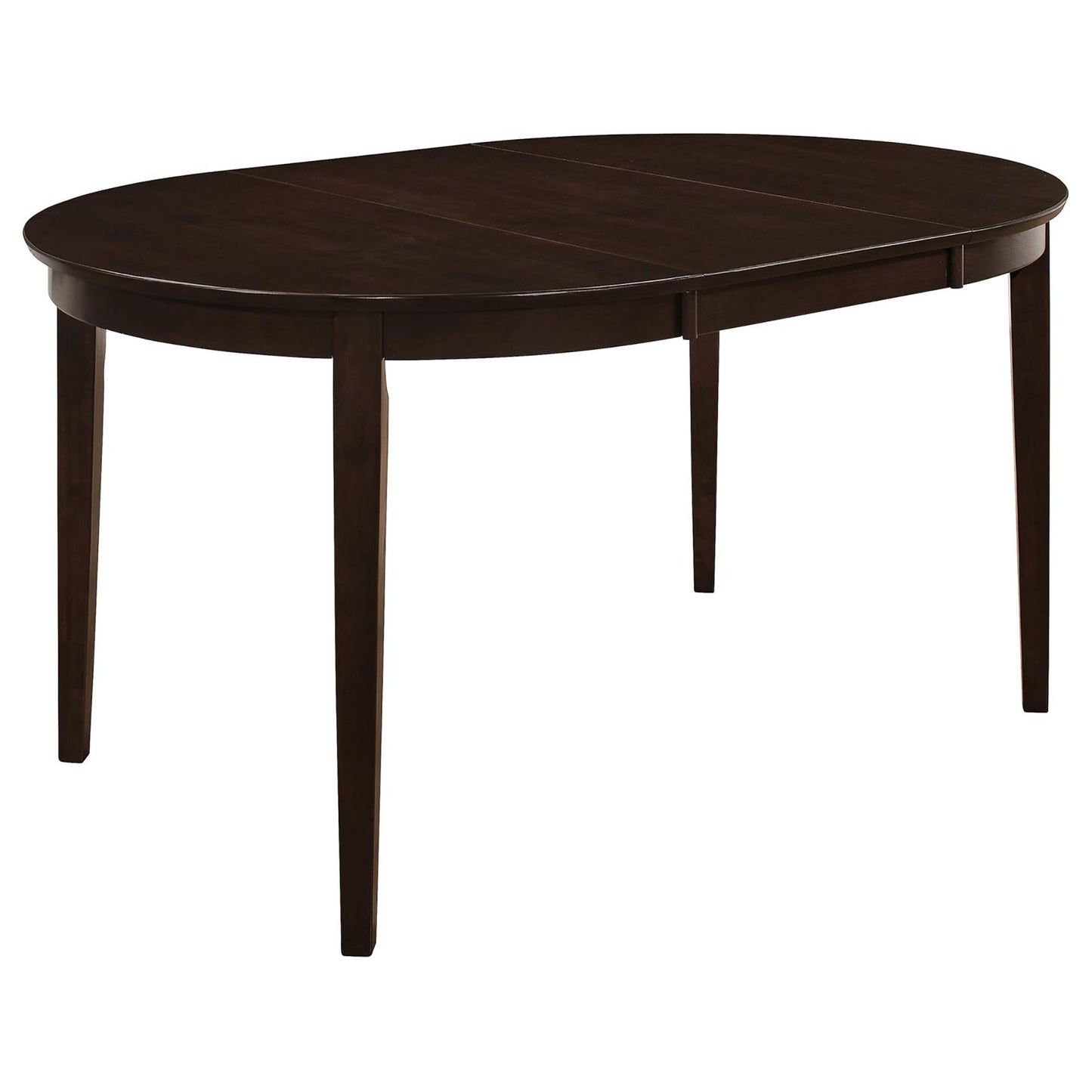 Oval Cappuccino Dining Table