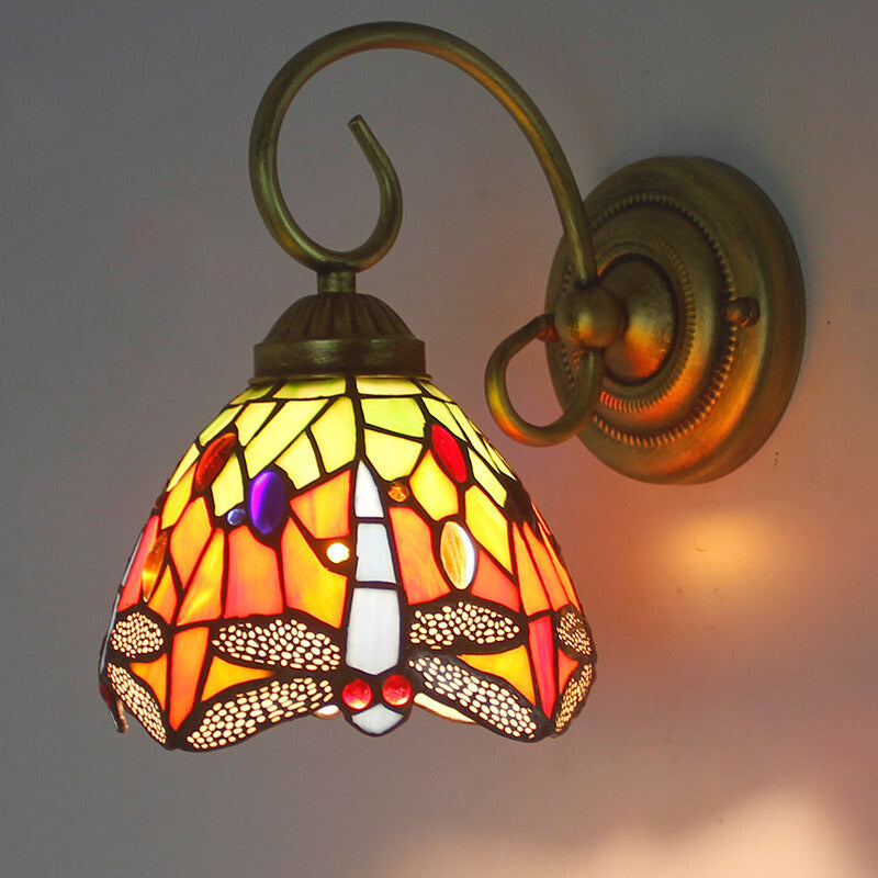 Stained Glass Wall Lantern