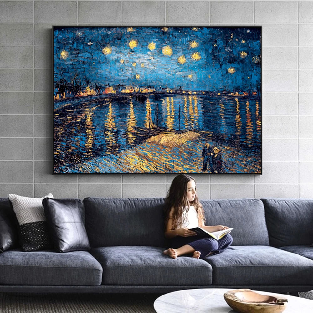 Van Gogh Starry Night Canvas Replica 