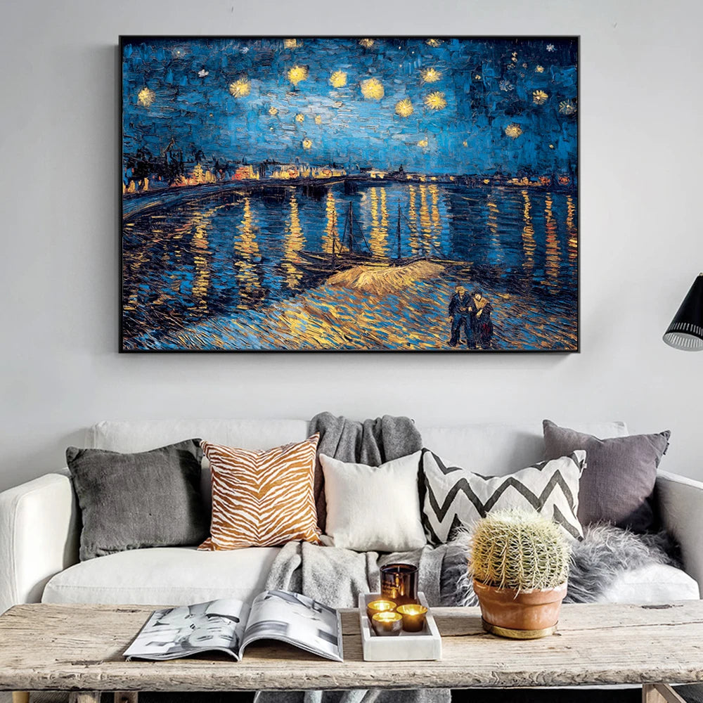 Van Gogh Starry Night Canvas Replica 