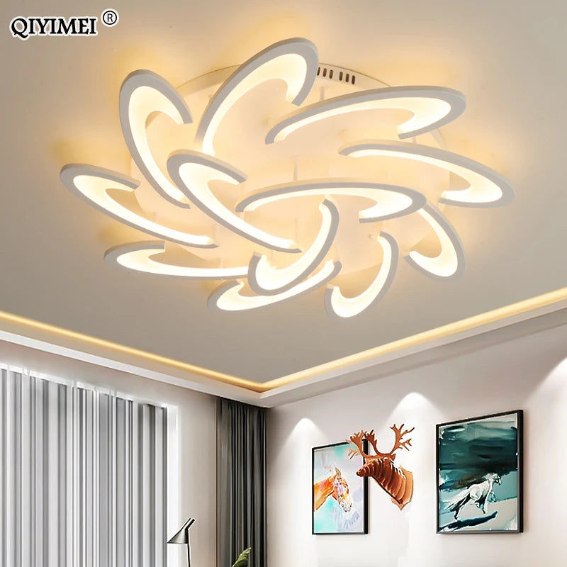 Remote Control Floral LED Ceiling Light