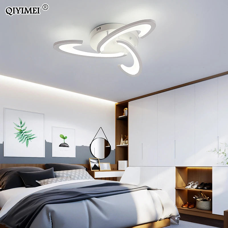 Remote Control Floral LED Ceiling Light