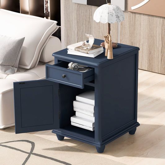 Navy Side Table