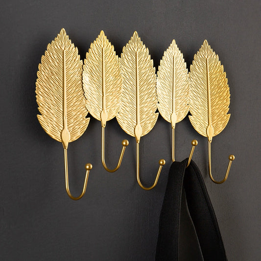 Scandinavian Leaf Wall Hook