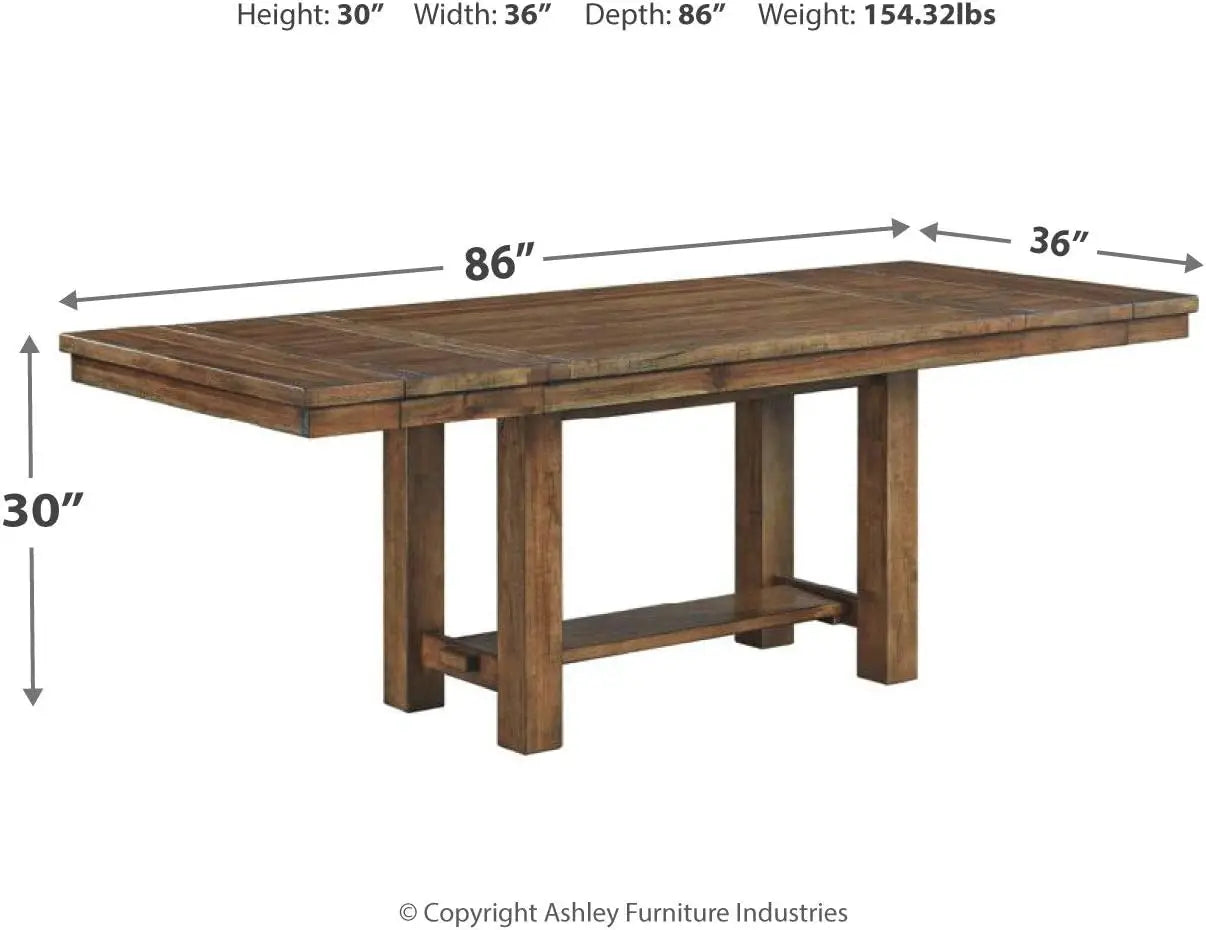 Farmhouse 36” Extension Dining Table - Seats up to 8