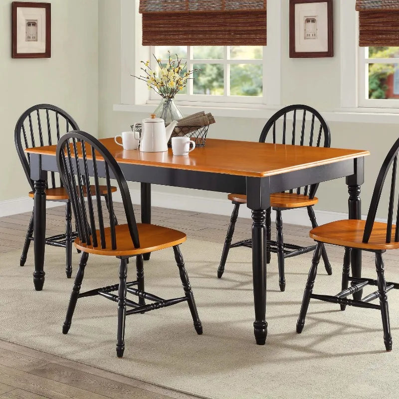 Signature Design Cottage Dining Table, Seats up to 6, Brown & Antique White