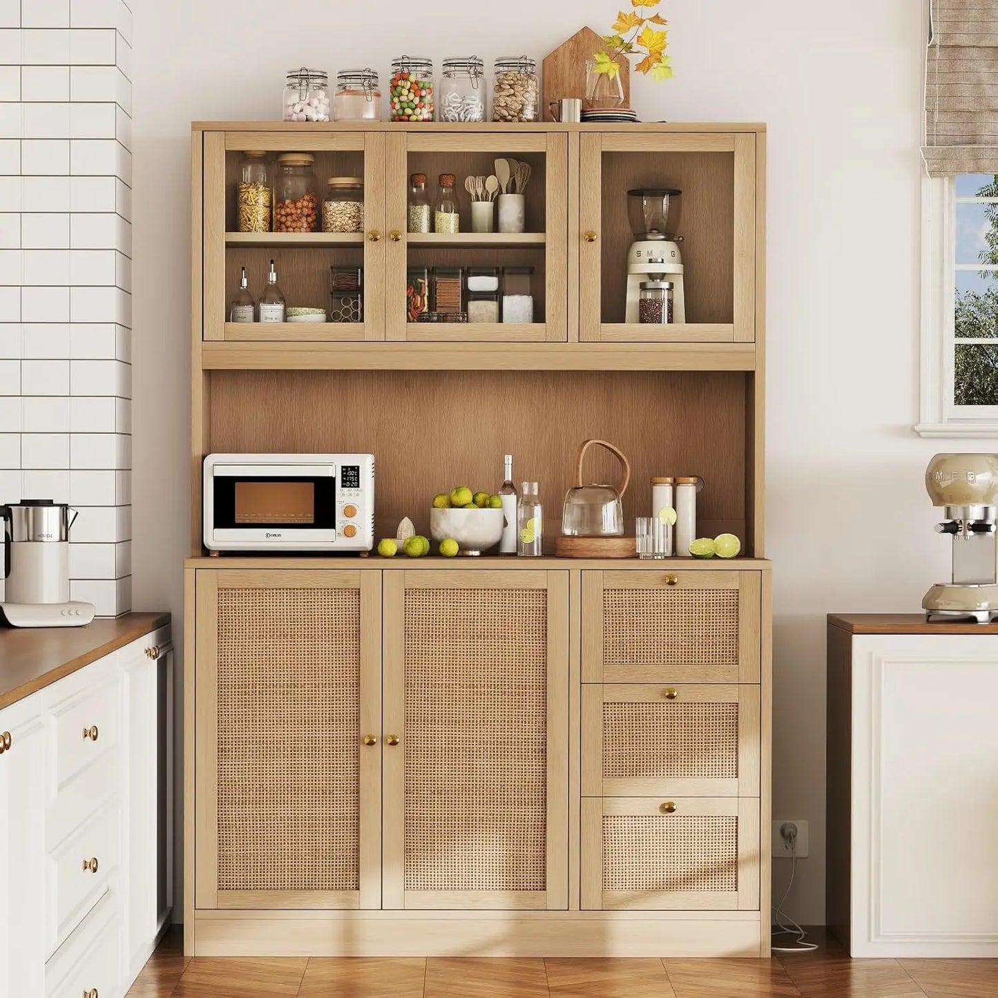 Farmhouse Style Kitchen Hutch