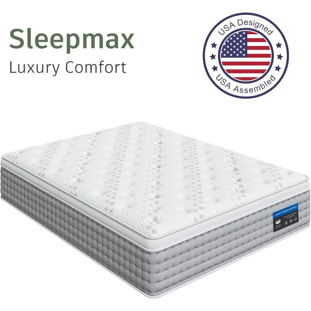 Gel Memory Foam 14" King Size Mattress