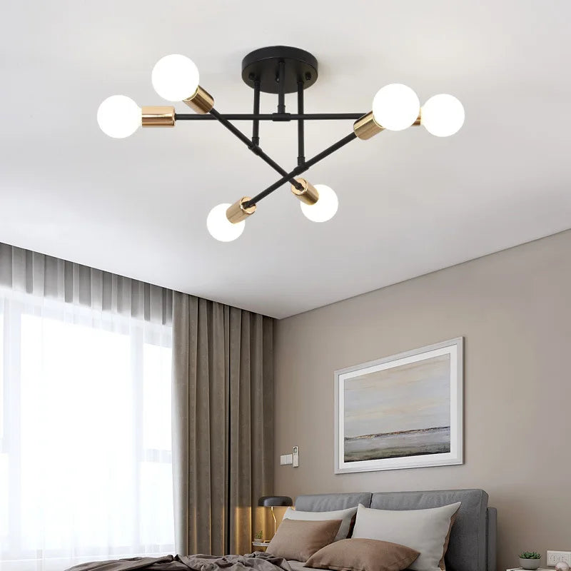 Modern Sputnik Ceiling Chandelier