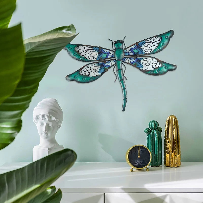 Metal Dragonfly & Butterfly Wall Decor