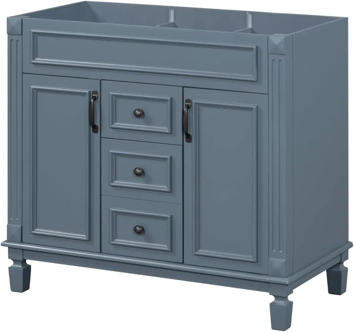 Blue Bathroom Vanity Cabinet