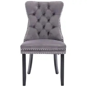 Luxury Tufted Velvet Dining Chairs Set of 6