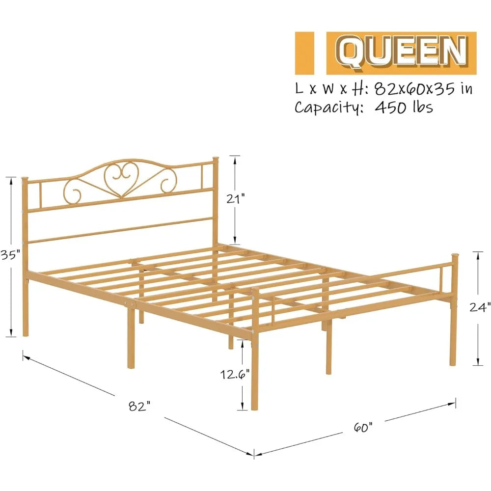 Metal Platform Bed Frame