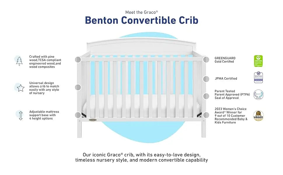 Graco Benton 5-in-1 Convertible Crib