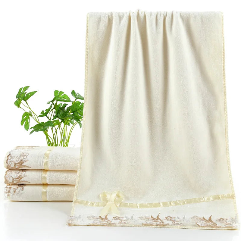 Embroidered Quick Dry Towel Sets