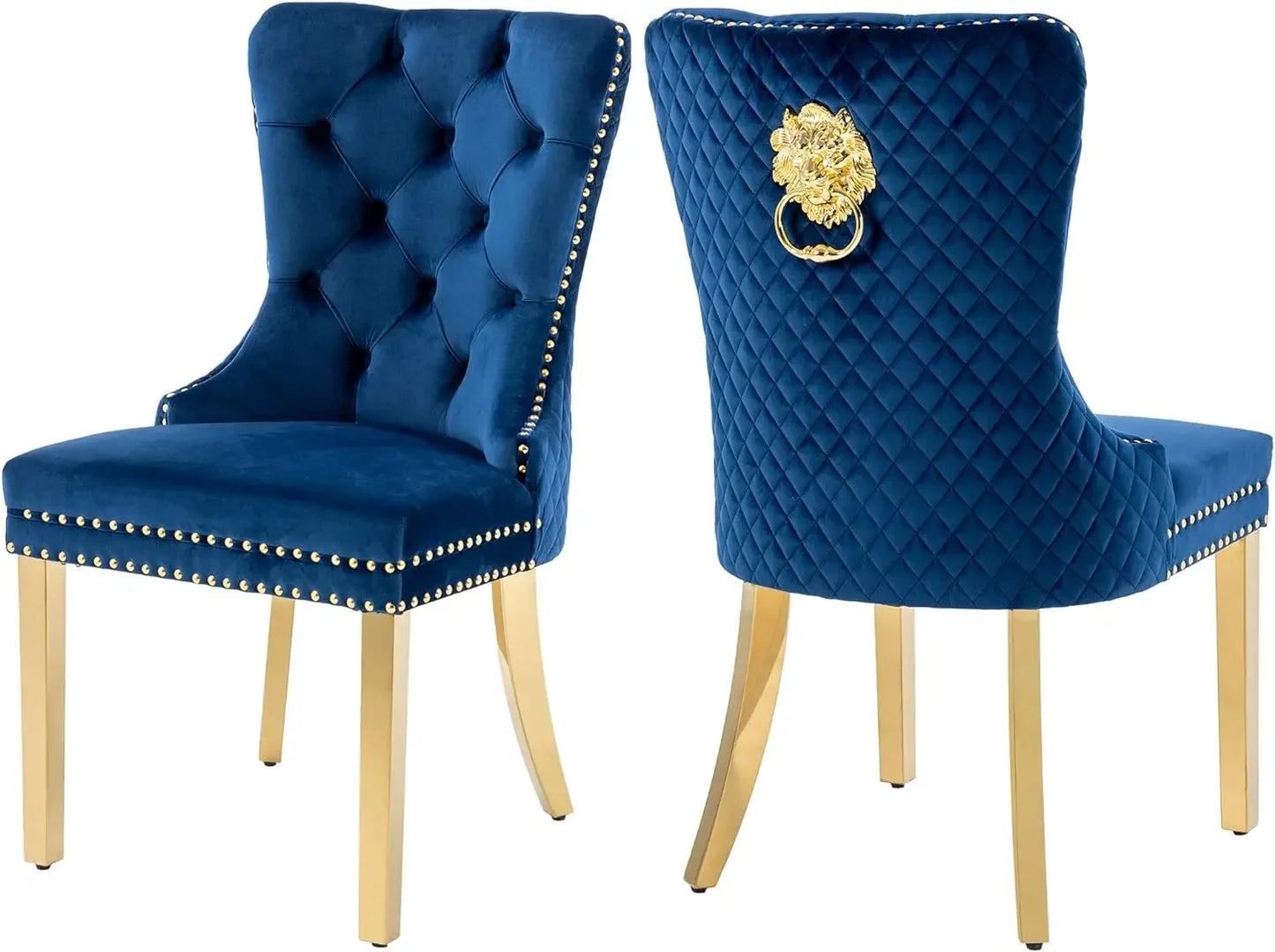 Tufted Velvet Dining Room Chairs Set of 2